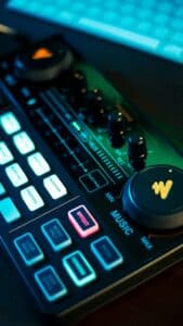 Midi-Controller side view