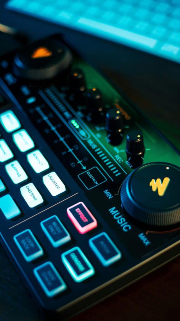 Midi-Controller side view